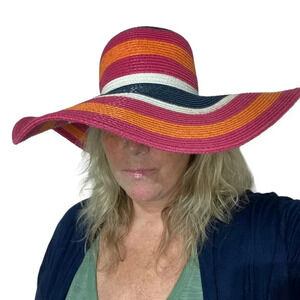 Magid hats multicolor wide brim floppy Straw paper‎ hat